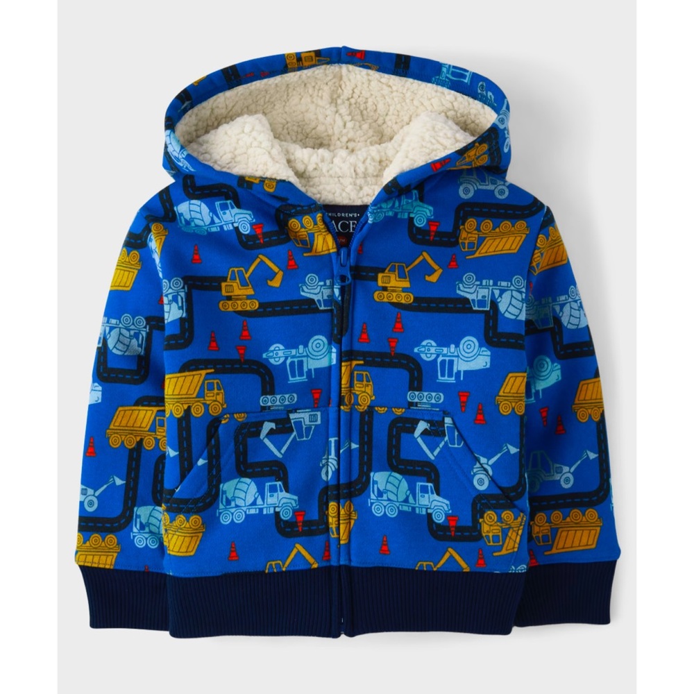 The Children’s Place Construction Print Kids Hoodie